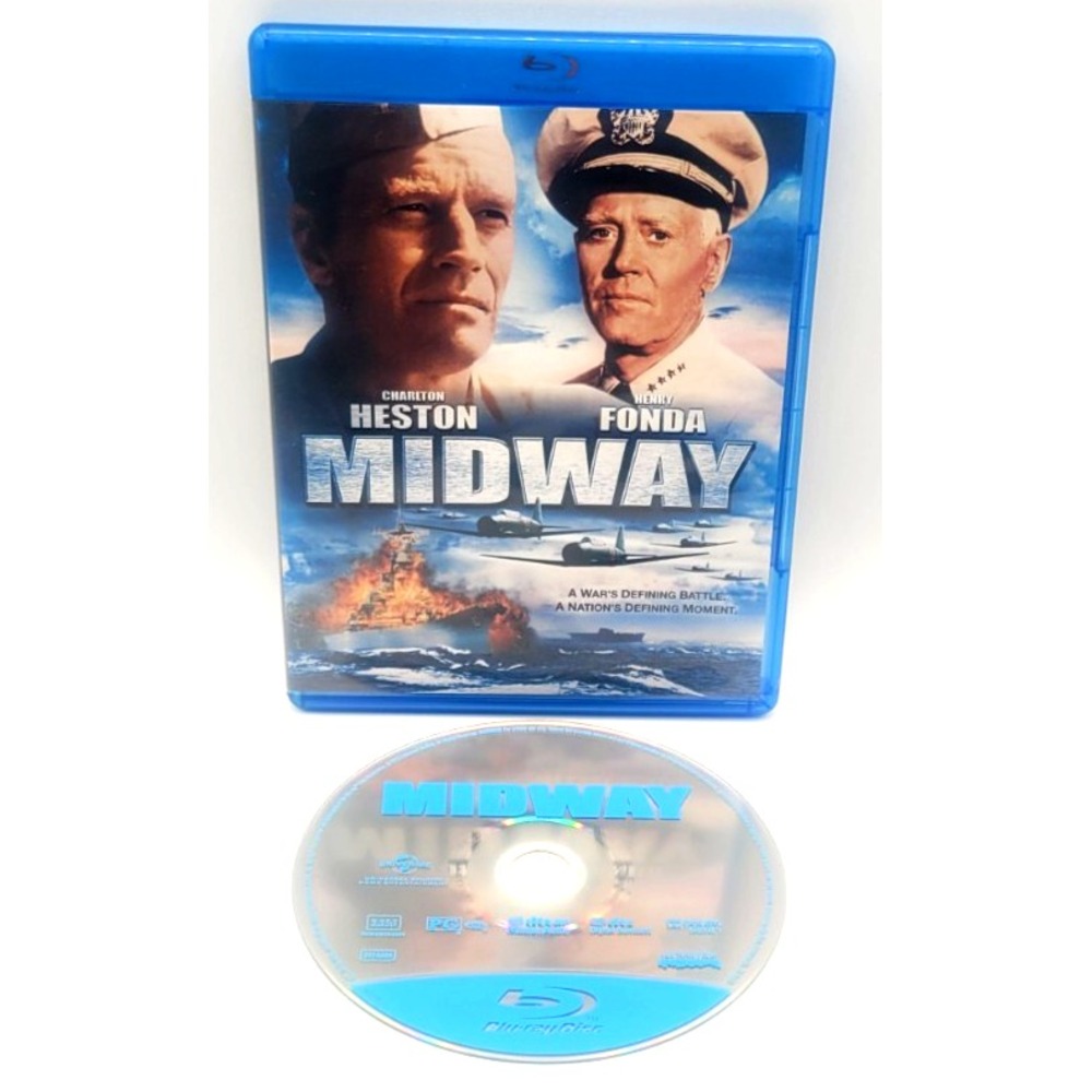 Midway (Blu-ray, 1976) CHARLTON HESTON HENRY FONDA TOSHIRO MIFUNE